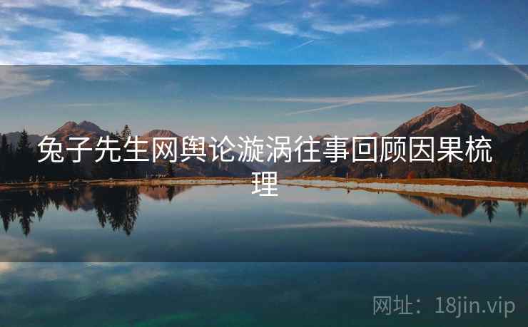 兔子先生网舆论漩涡往事回顾因果梳理