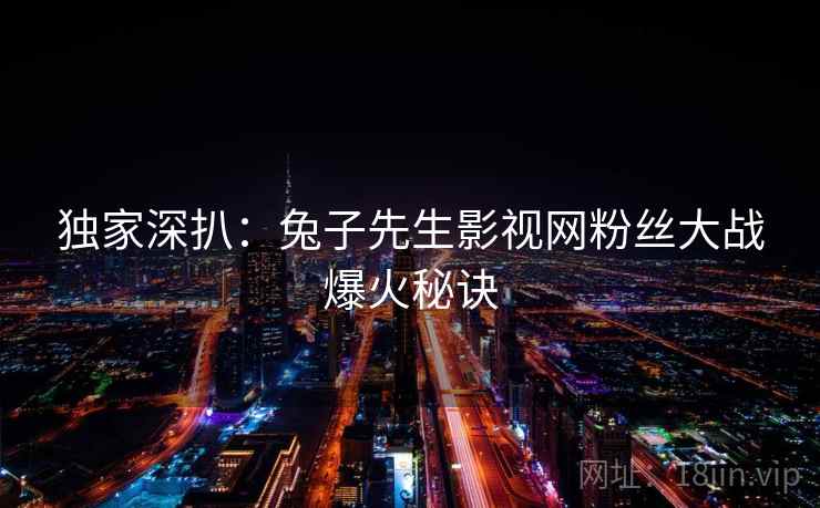 独家深扒：兔子先生影视网粉丝大战爆火秘诀