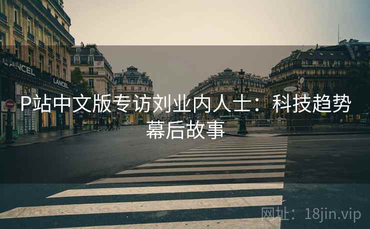 P站中文版专访刘业内人士：科技趋势幕后故事