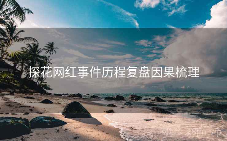 探花网红事件历程复盘因果梳理